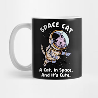 Space Cat - Funny Planet Expert Celestial Bodies Spaceship Mug